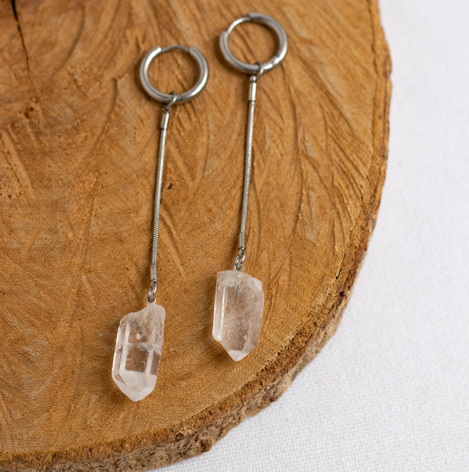Brinco Longo de Cristal