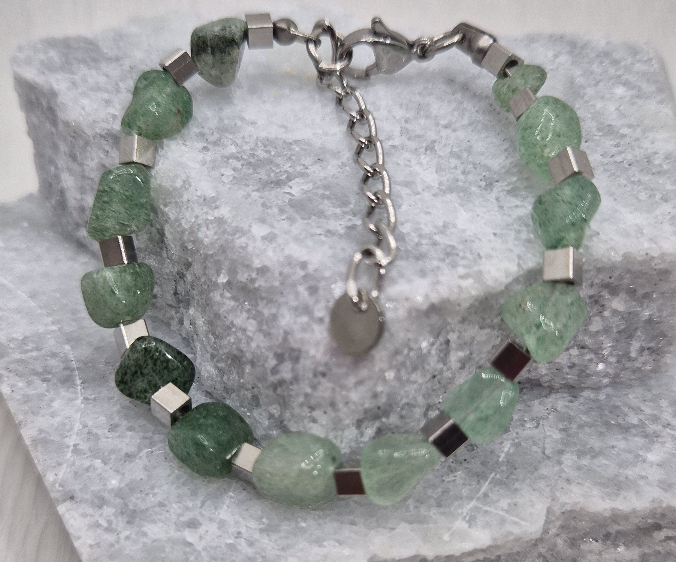 Pulseira quartzo verde