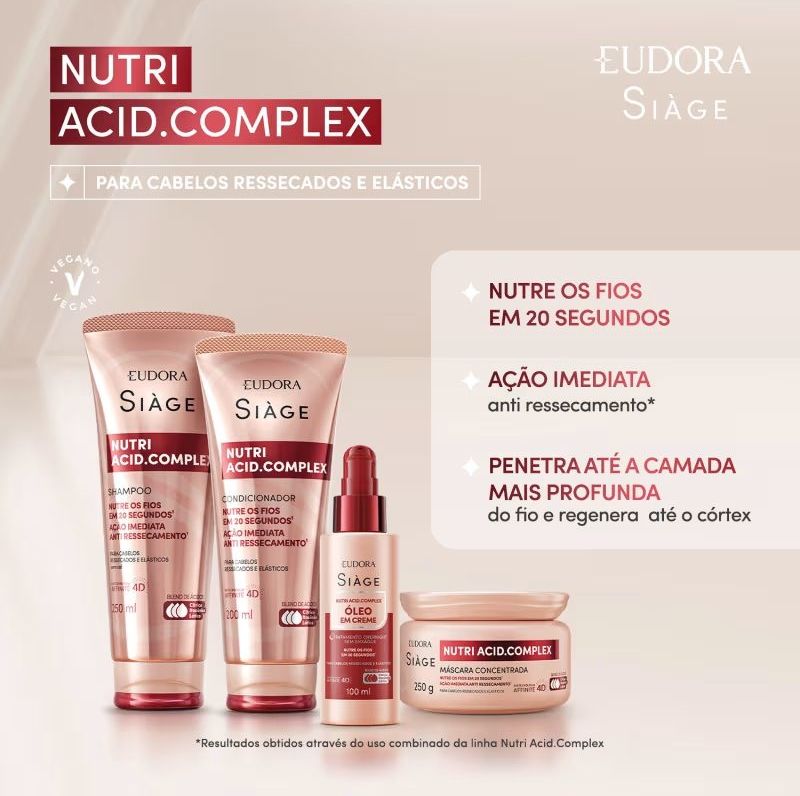 Óleo em Creme Siàge Nutri Acid.Complex 100ml