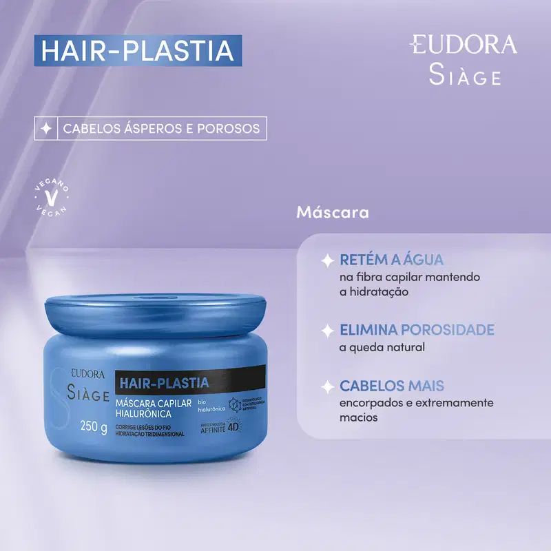 Combo Siàge Hair Plastia Shampoo + Máscara + Condicionador