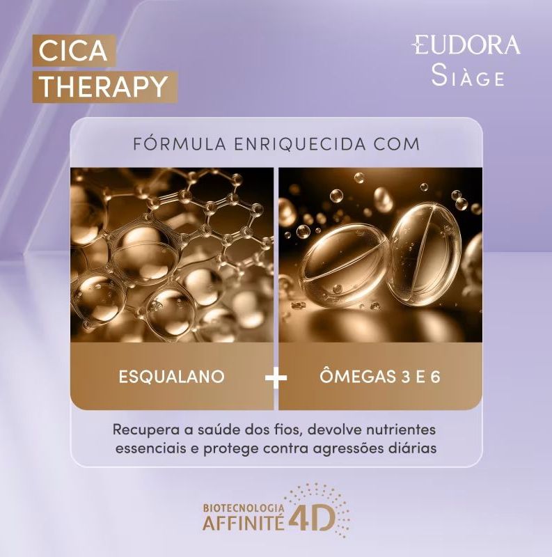 Combo Siàge Cica-Therapy: Shampoo 250ml + Condicionador 200ml