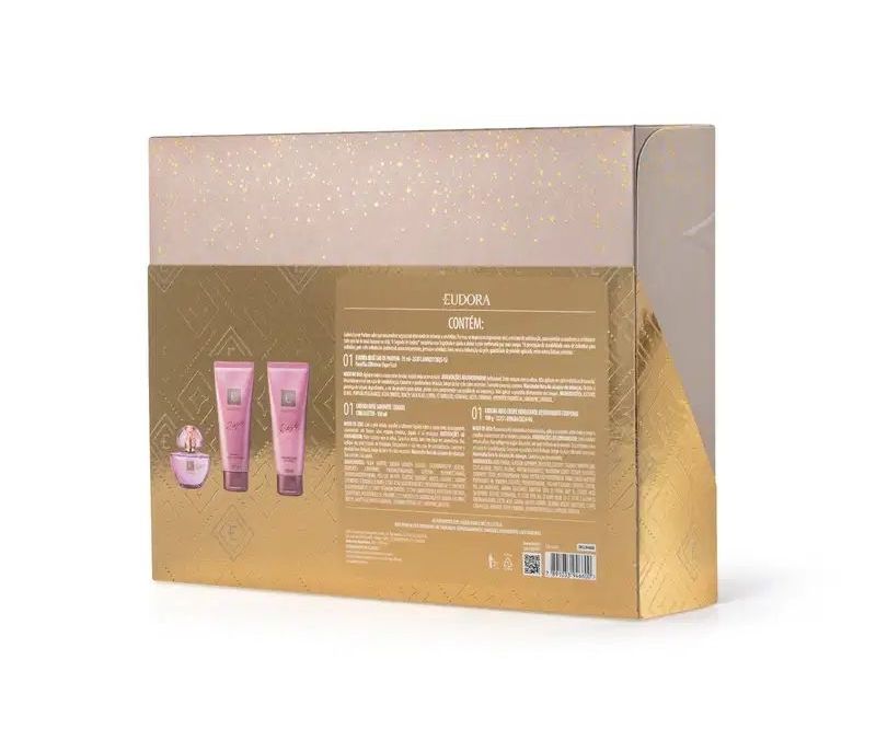 Kit Presente Natal Eudora Rosé (3 itens)
