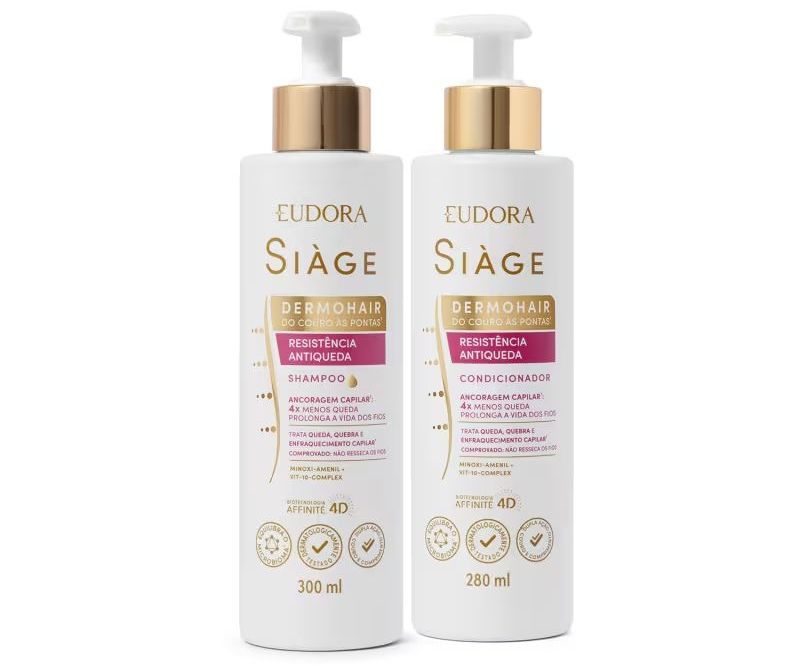 Combo Siàge Antiqueda: Shampoo 300ml + Condicionador 280ml