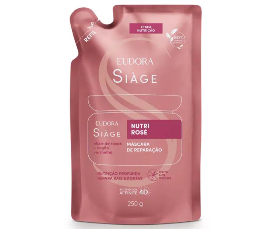 Refil Máscara Capilar Siàge Nutri Rosé 250g