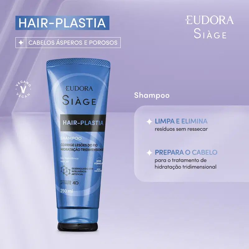 Combo Siàge Hair Plastia Shampoo + Máscara + Condicionador