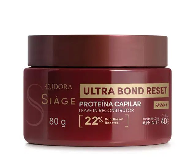 Leave-In Reconstrutor Proteína Capilar Siàge Ultra Bond Reset 80g