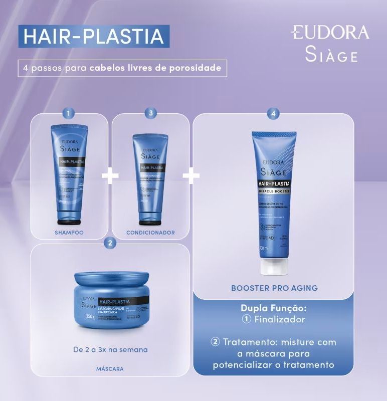 Combo Siàge Hair Plastia Shampoo + Condicionador