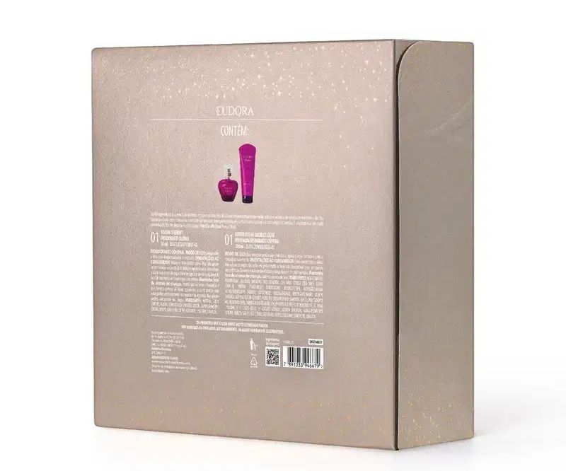 Kit Presente Natal Eudora Kiss Me Cabernet (2 itens)