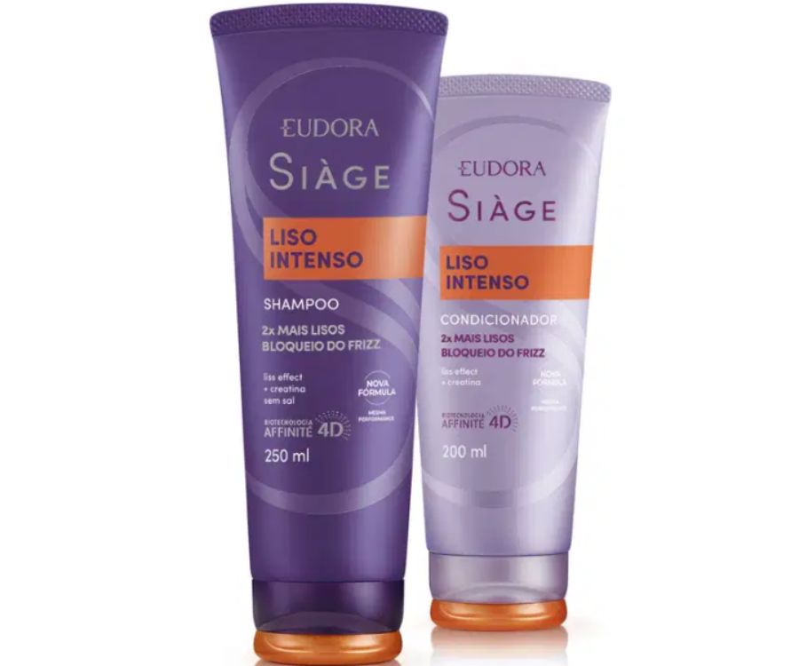 Combo Siàge Liso Intenso: Shampoo 250ml + Condicionador 200ml