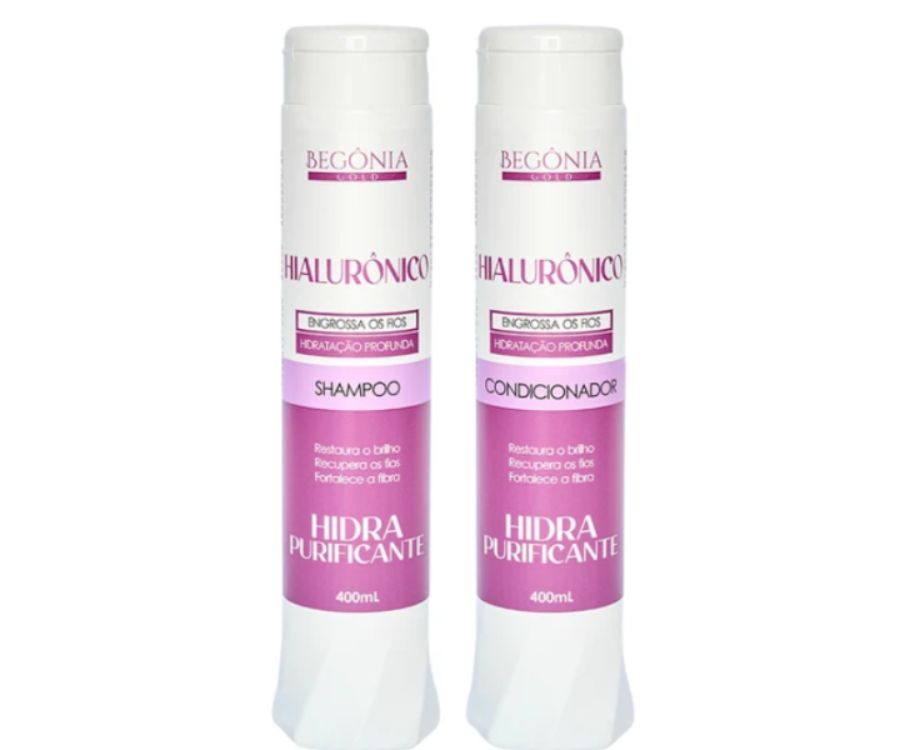 Shampoo e Condicionador Hialurônico 400ml