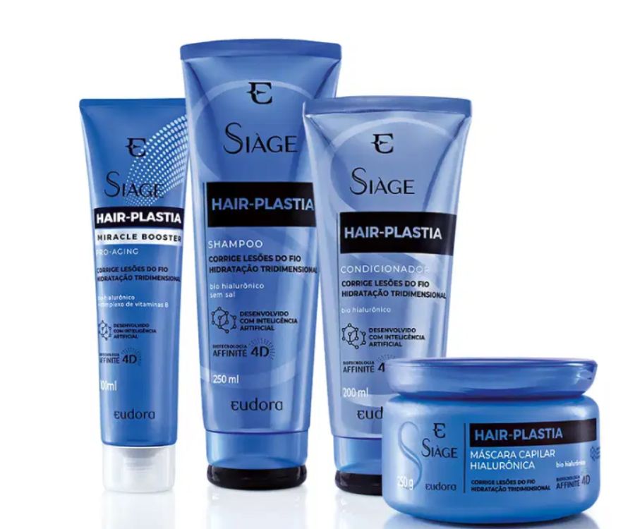 Combo Siàge Hair Plastia 4 itens