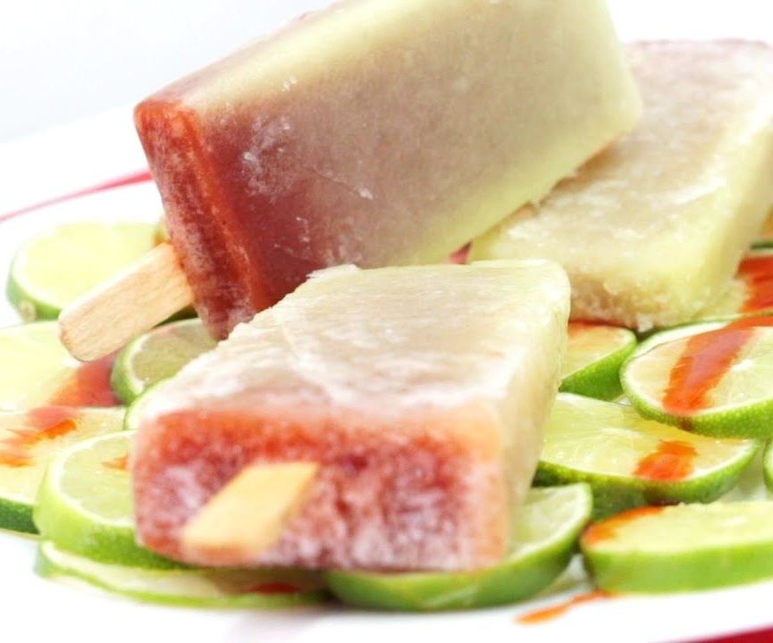 Paleta Grande de Limón con Chamoy