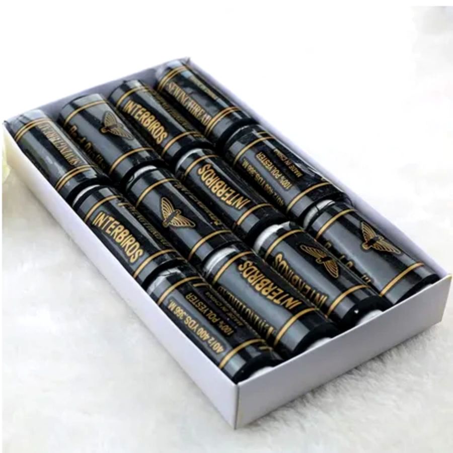 12pc Black Thread