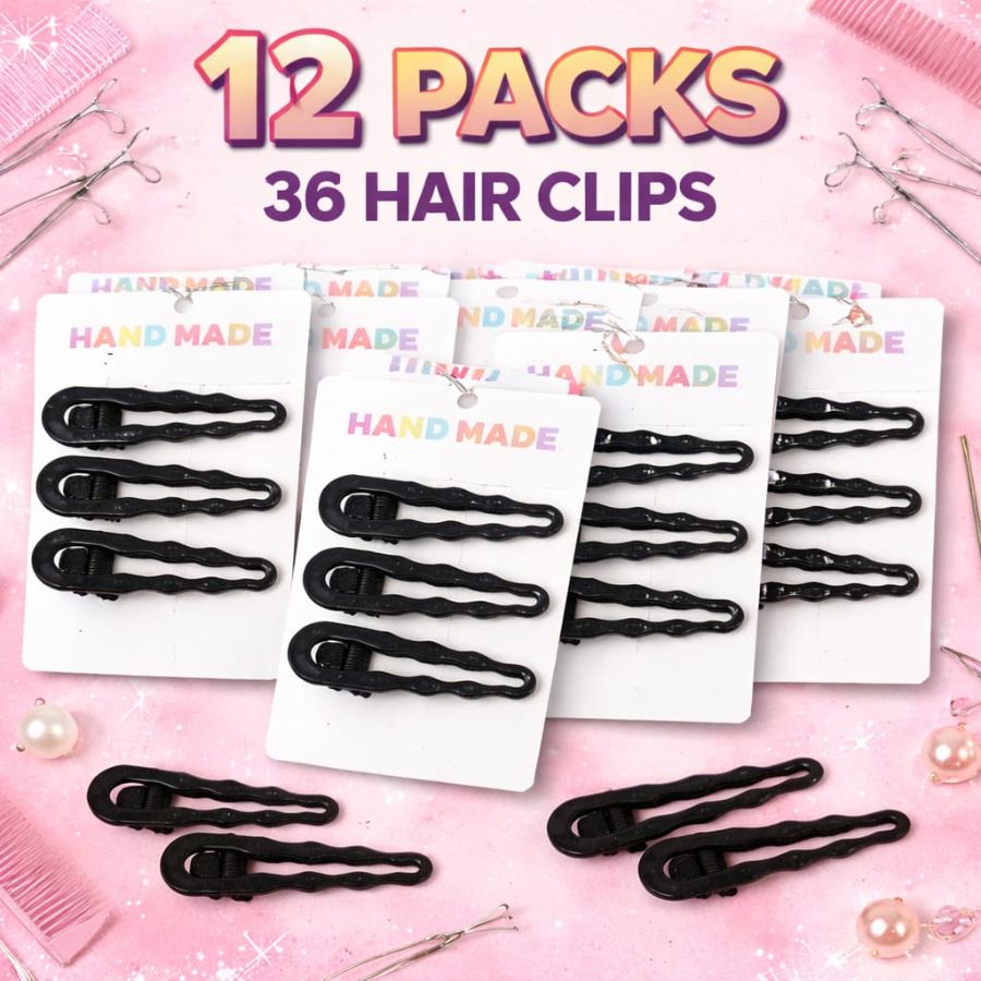 12 Piece Hair Clips