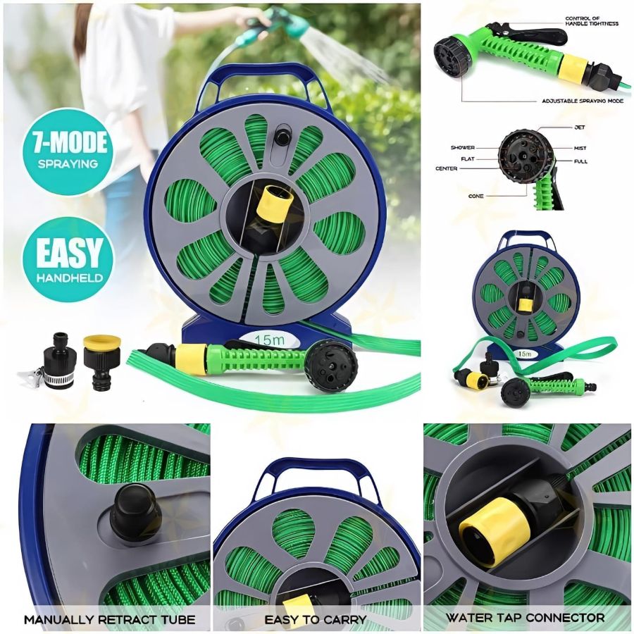 15m Retractable Hose Pipe.