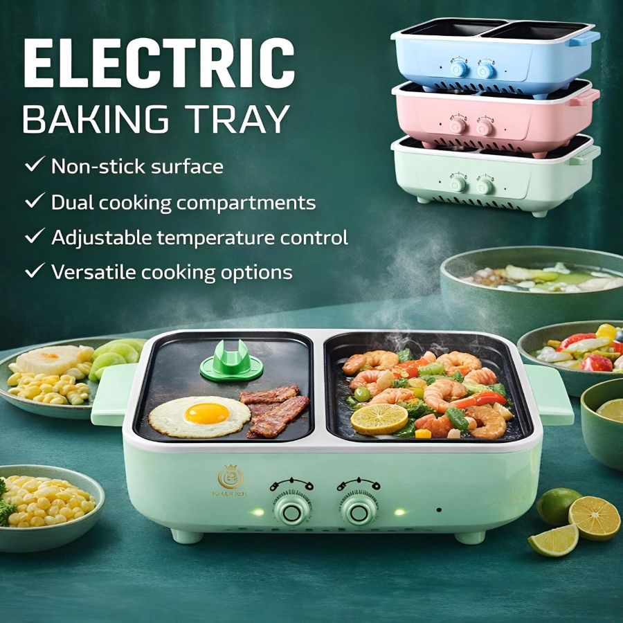 2 In 1 Electric Baking Tray