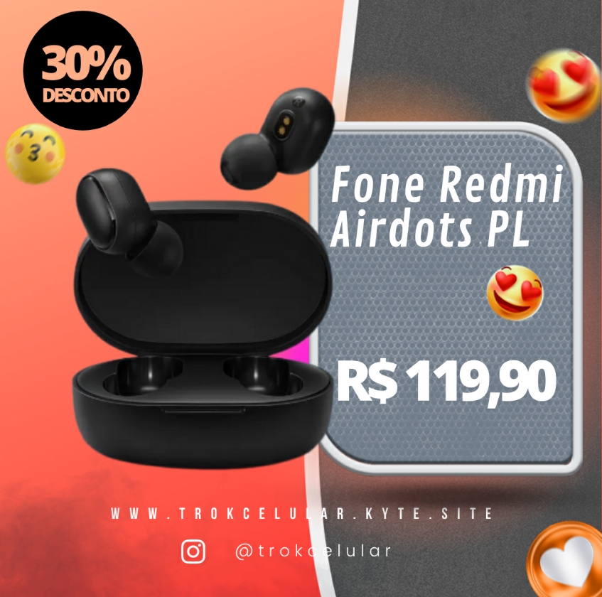 Fone de ouvido sem fio Airdots S preto