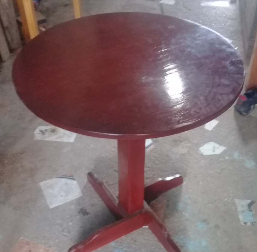 MESAS BISTRO REDONDA COM 2 BANCOS COM ENCOSTO !!!