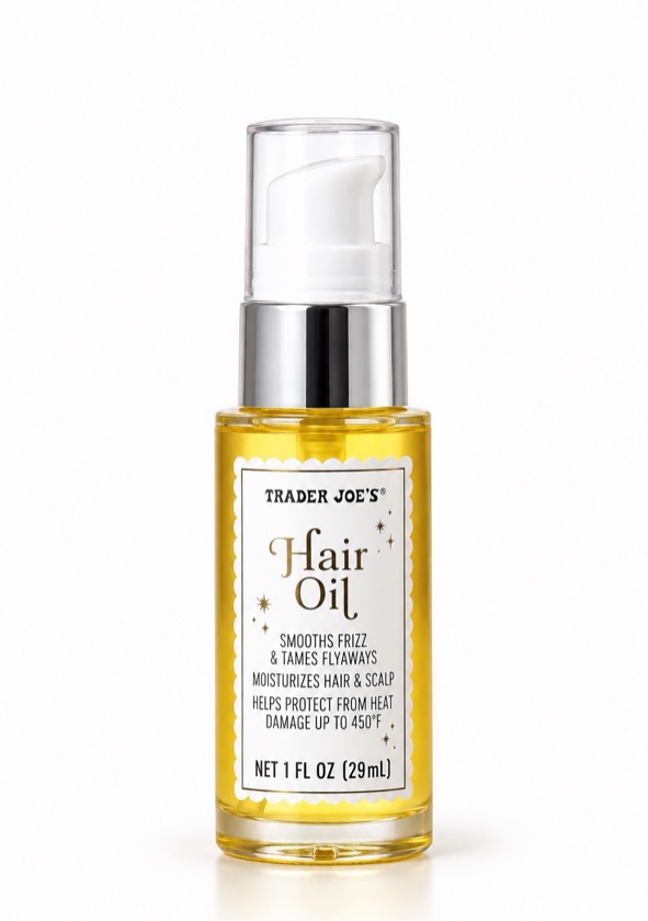 Trader Joe’s Hair Oil — Óleo Capilar Anti-Frizz