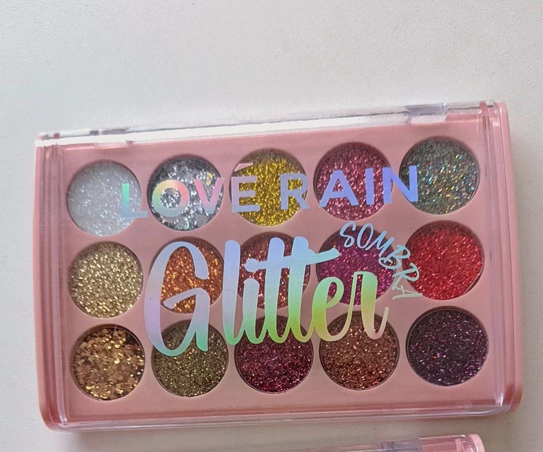 Paleta de glitter Love Rain
