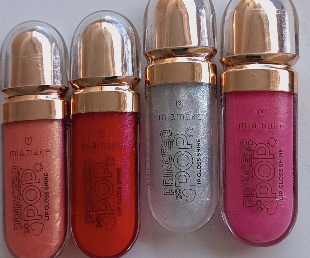 Lip gloss princesa do pop Mia Make