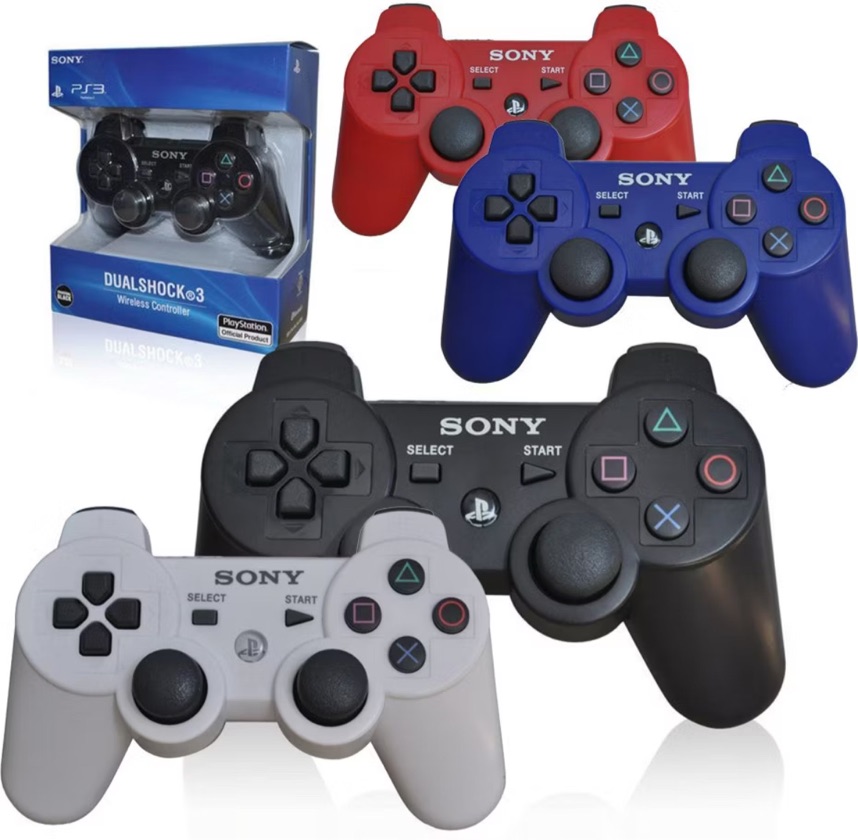 Controle Compatível PS3 Colorido Réplica