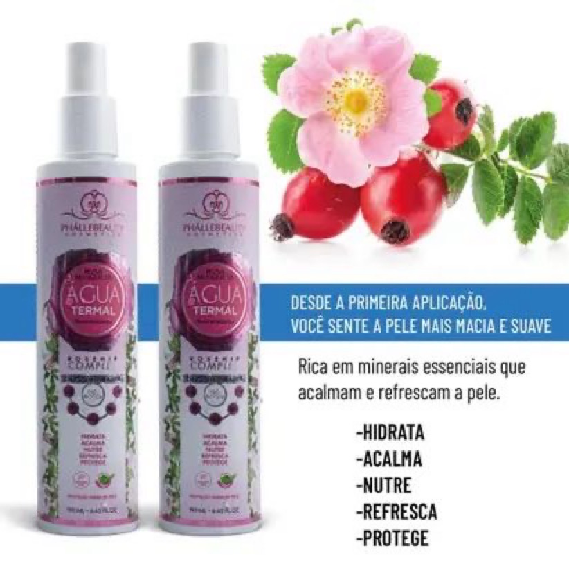 Água Termal Rosa Mosqueta Phállebeauty