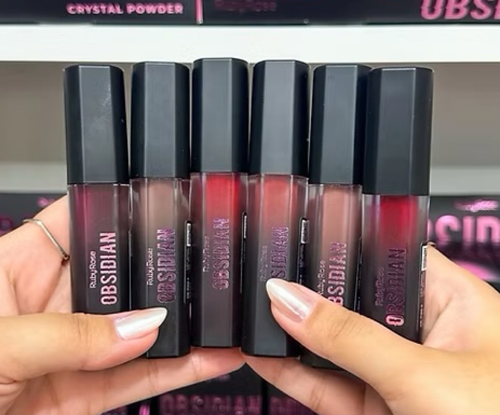 Batom Líquido Matte Obsidian Ruby Rose