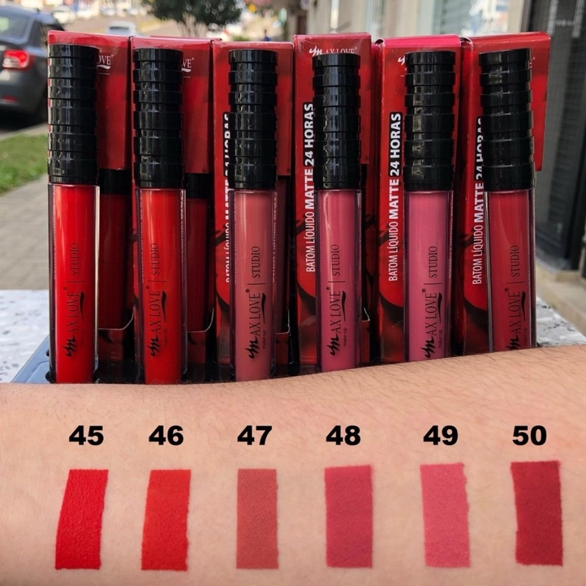 Batom Líquido Matte 24 horas Max Love