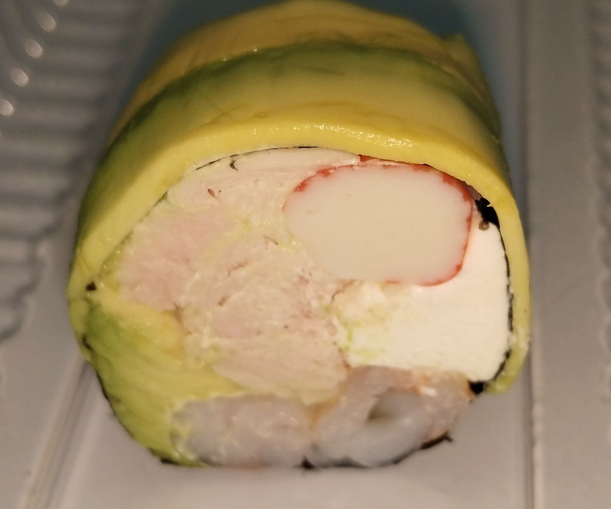 2. Sin arroz Roll premium pollo camarón ev. Palta