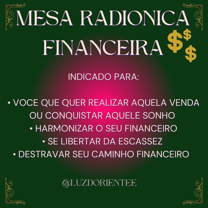 Limpeza energética financeira