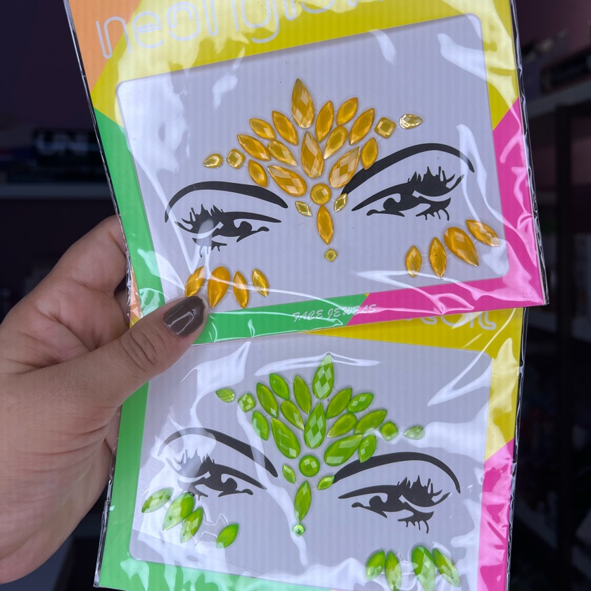 Adesivos Neon Glam strass