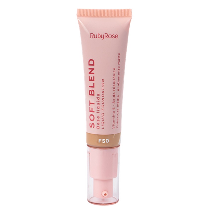 Base Líquida Soft Blend Hbm301-5 -F50 Ruby Rose