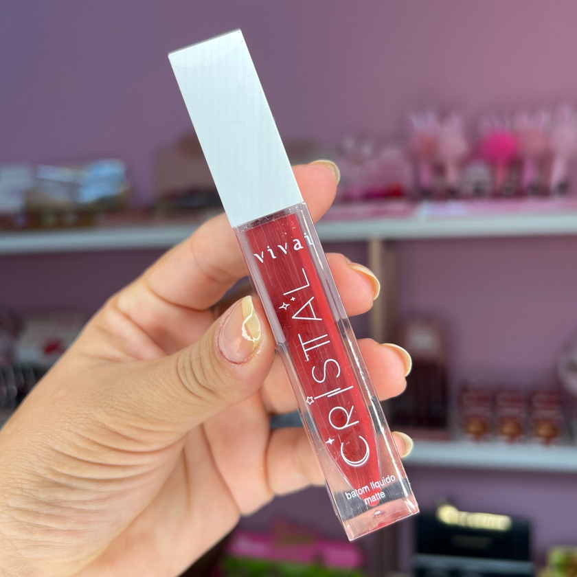 Batom Líquido Matte Cristal - Vivai