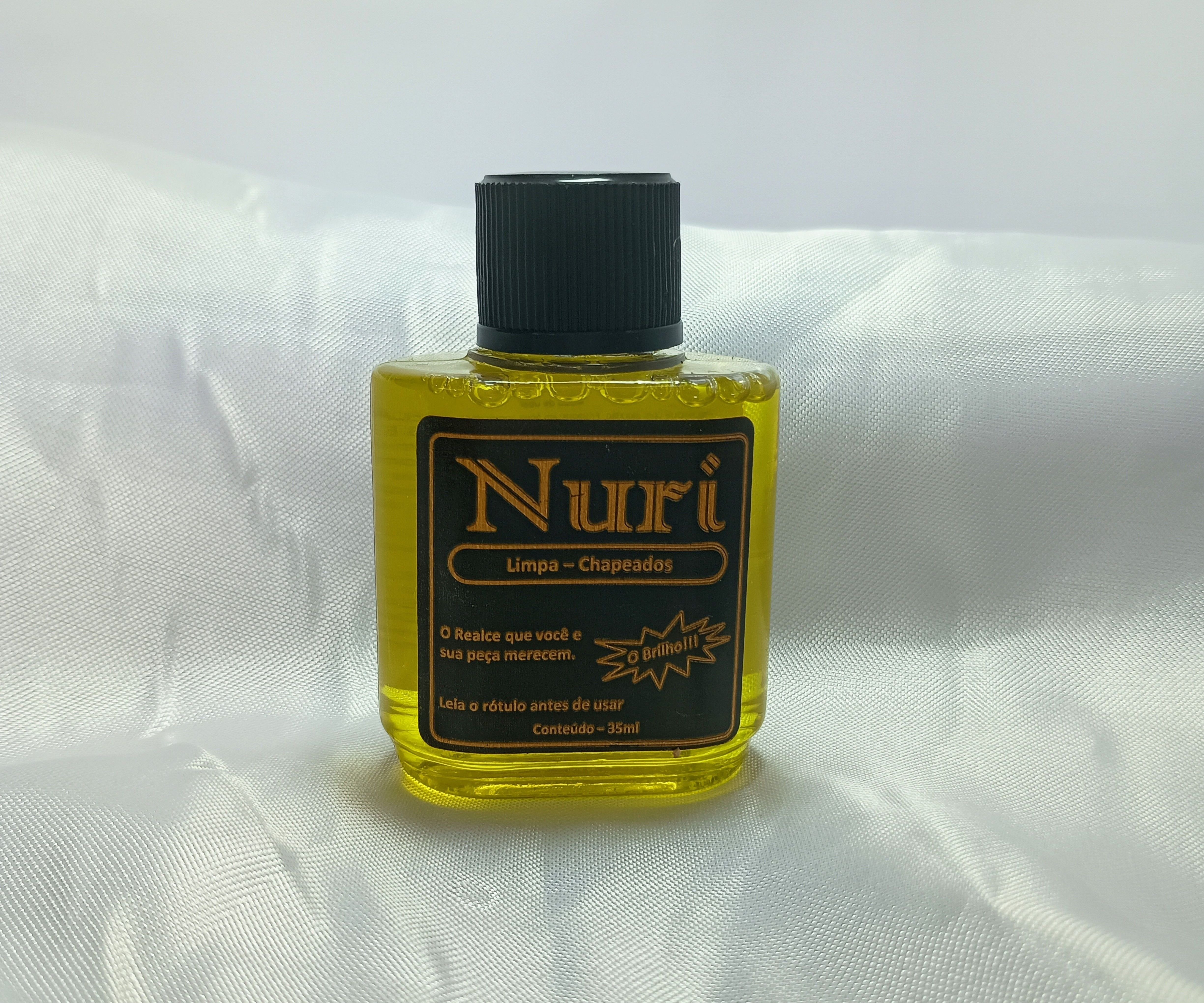 Nuri limpa dourado e prata