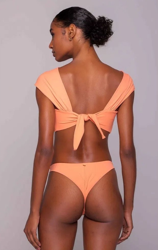 Biquíni PAPAYA CREPON - BIQUÍNI CRUZADO
