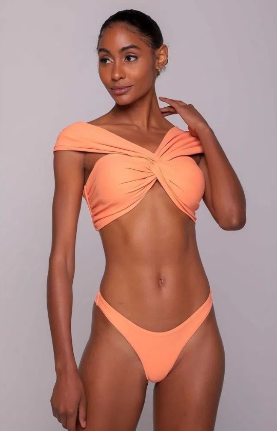 Biquíni PAPAYA CREPON - BIQUÍNI CRUZADO