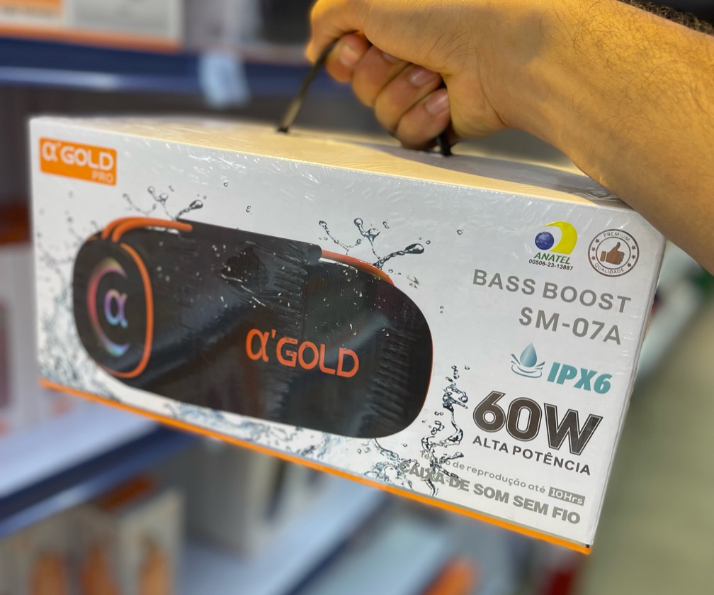 Caixa de som BASS BOOST