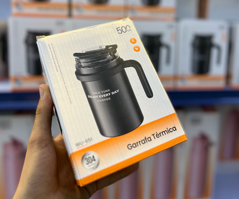 Garrafa térmica (copo 500ml)