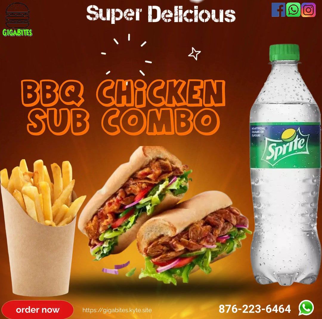 BBQ Chicken SUB COMBO