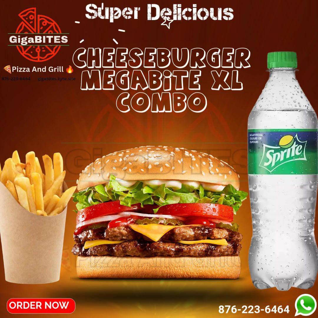Cheeseburger Megabite XL COMBO