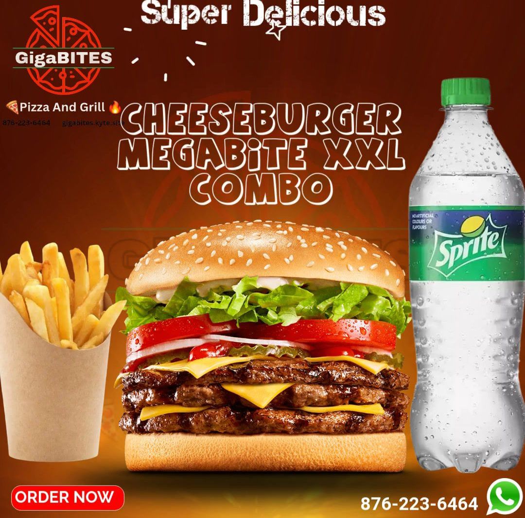 Cheeseburger Megabite XXL COMBO