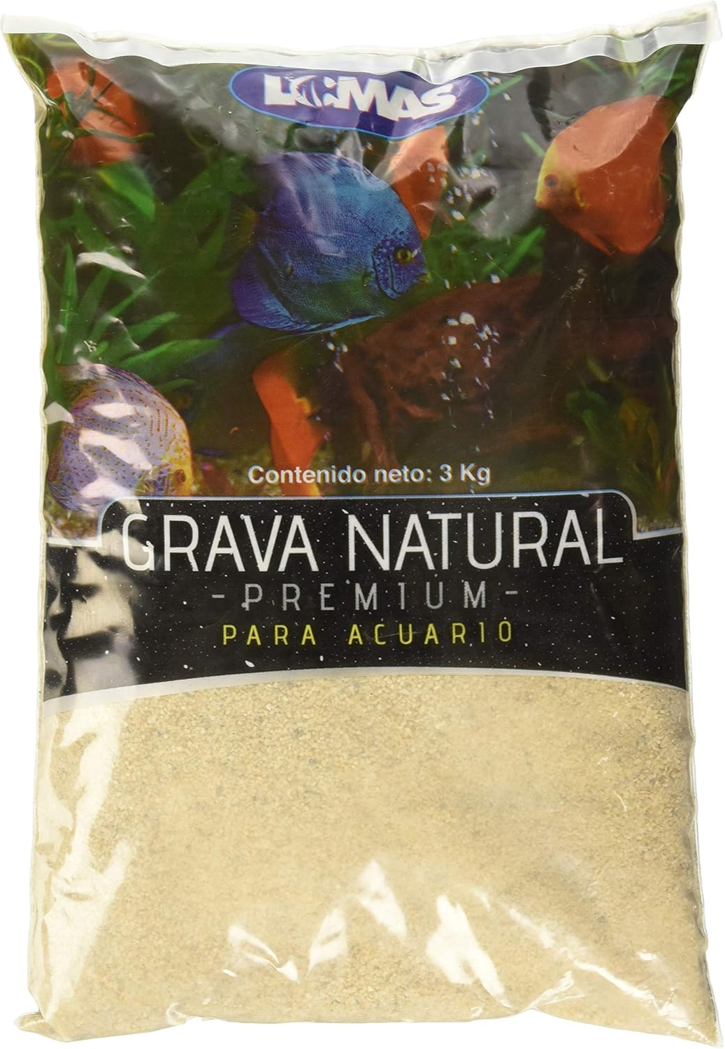 ARENA SILICA P/ACUARIO - GRANO FINO 3 KG