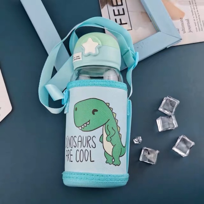 Botilo infantil con funda DINOS