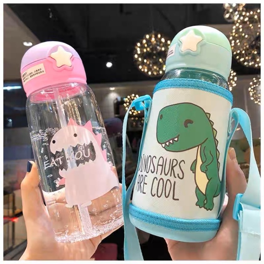 Botilo infantil con funda DINOS