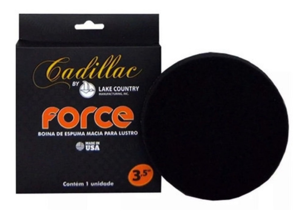 Boina de Espuma Force Lustro Preta 3.5’ - Cadillac