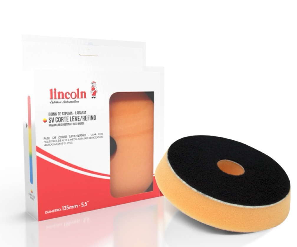 Boina Corte Leve/Refino - Laranja 5,5"