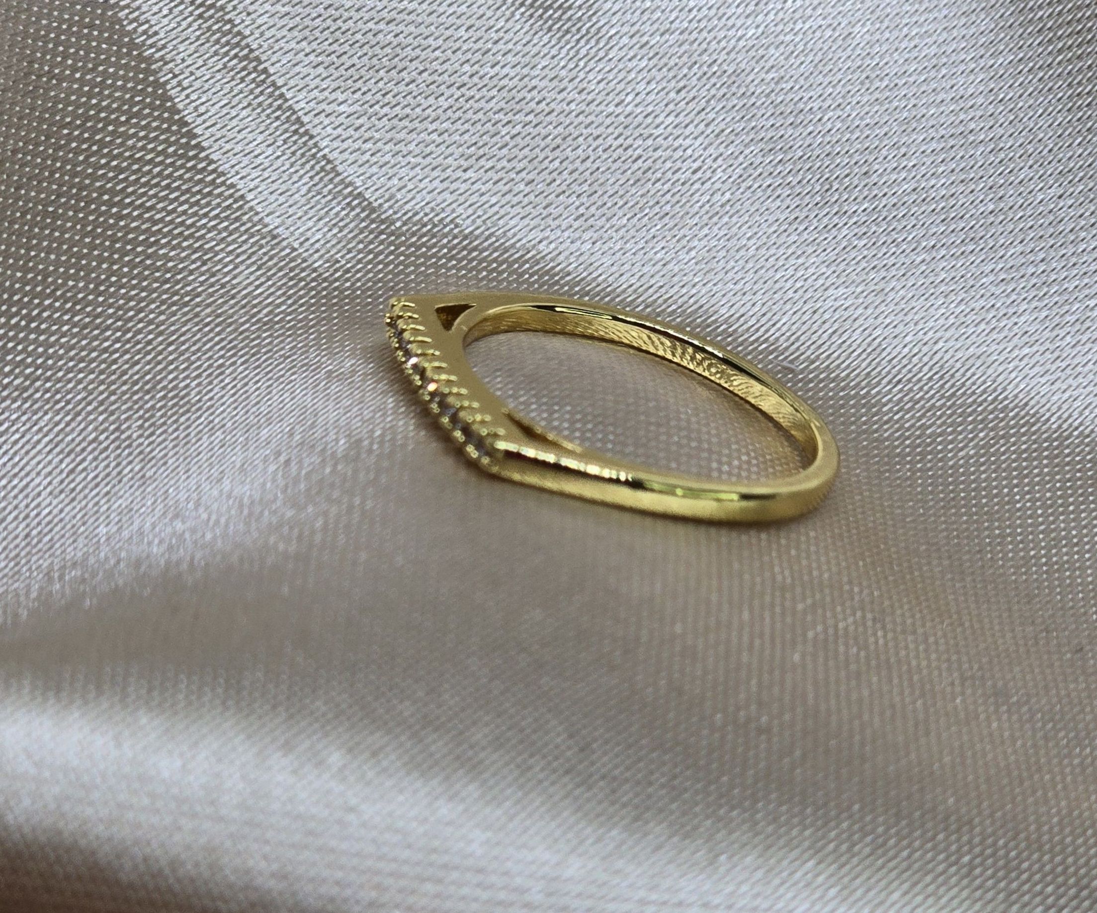 Anel Minimalista Zircônia