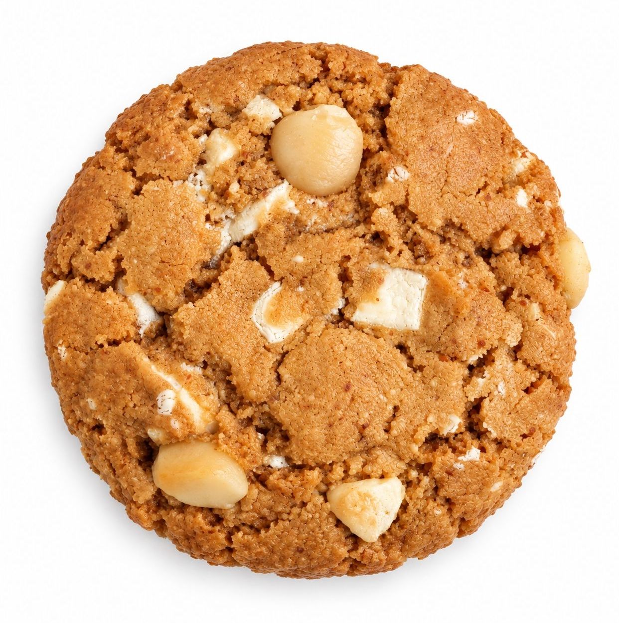 Galleta de naranja con chocolate blanco y macadamia