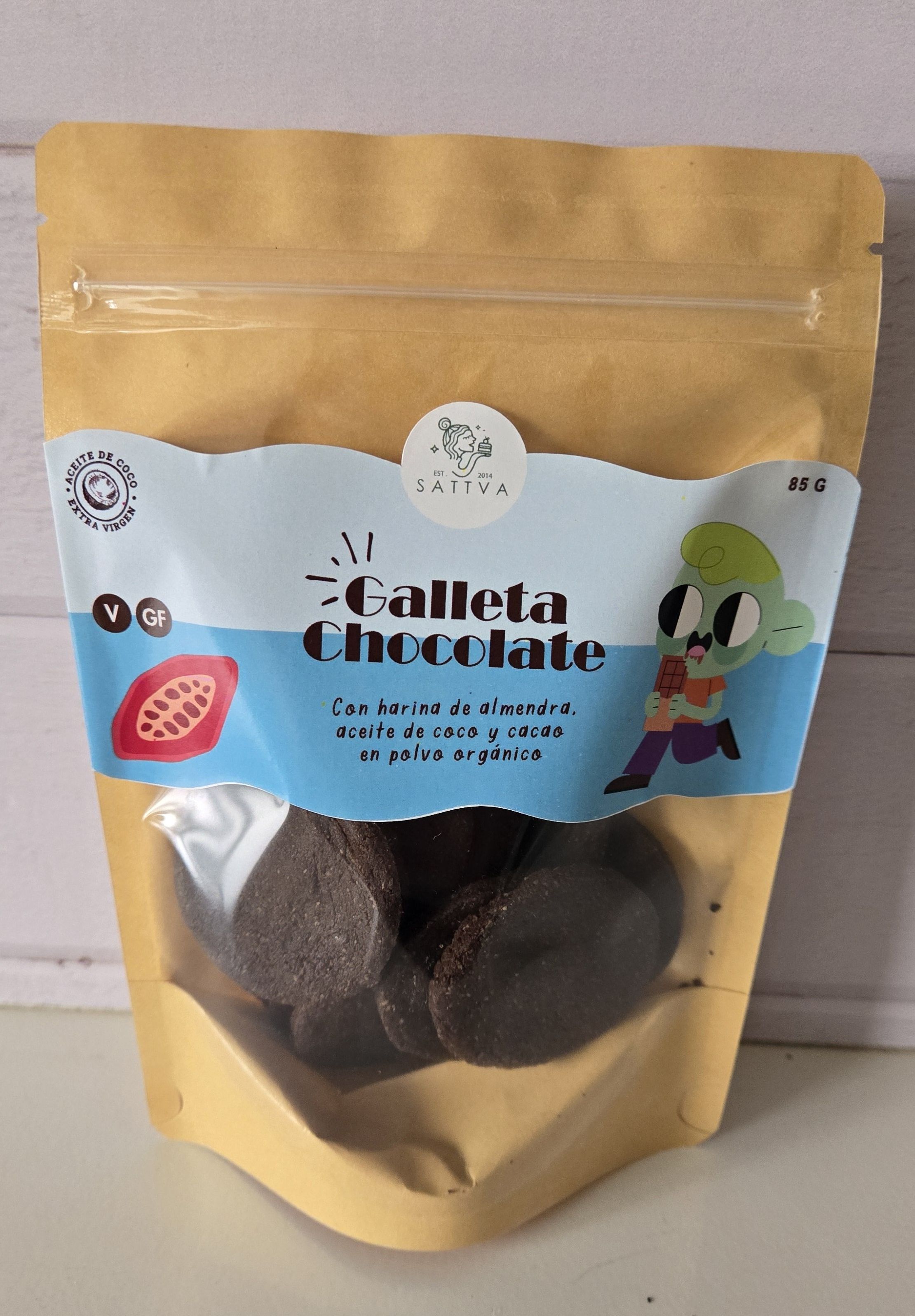 Galletas crocantes de chocolate